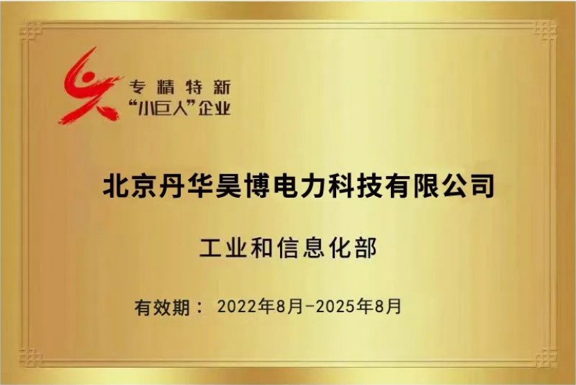 DHHB成功入選國家級“專精特新”小巨人